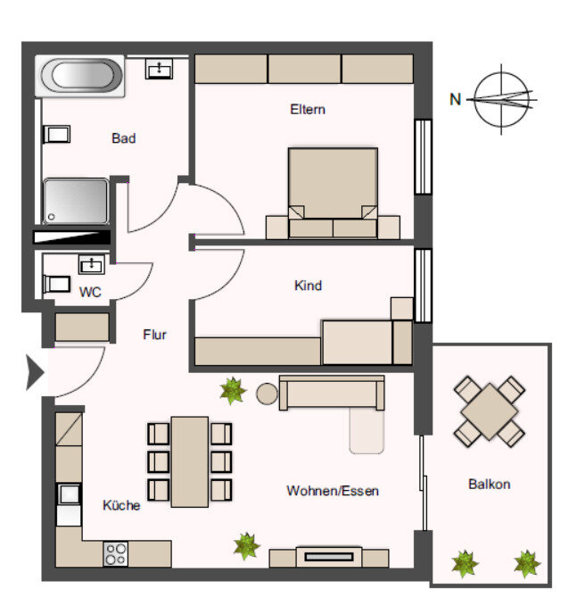 Wohnung zum Kauf 414.924 € 3 Zimmer 79,6 m²<br/>Wohnfläche 1.<br/>Geschoss Auenstein Auenstein-Ilsfeld 74360