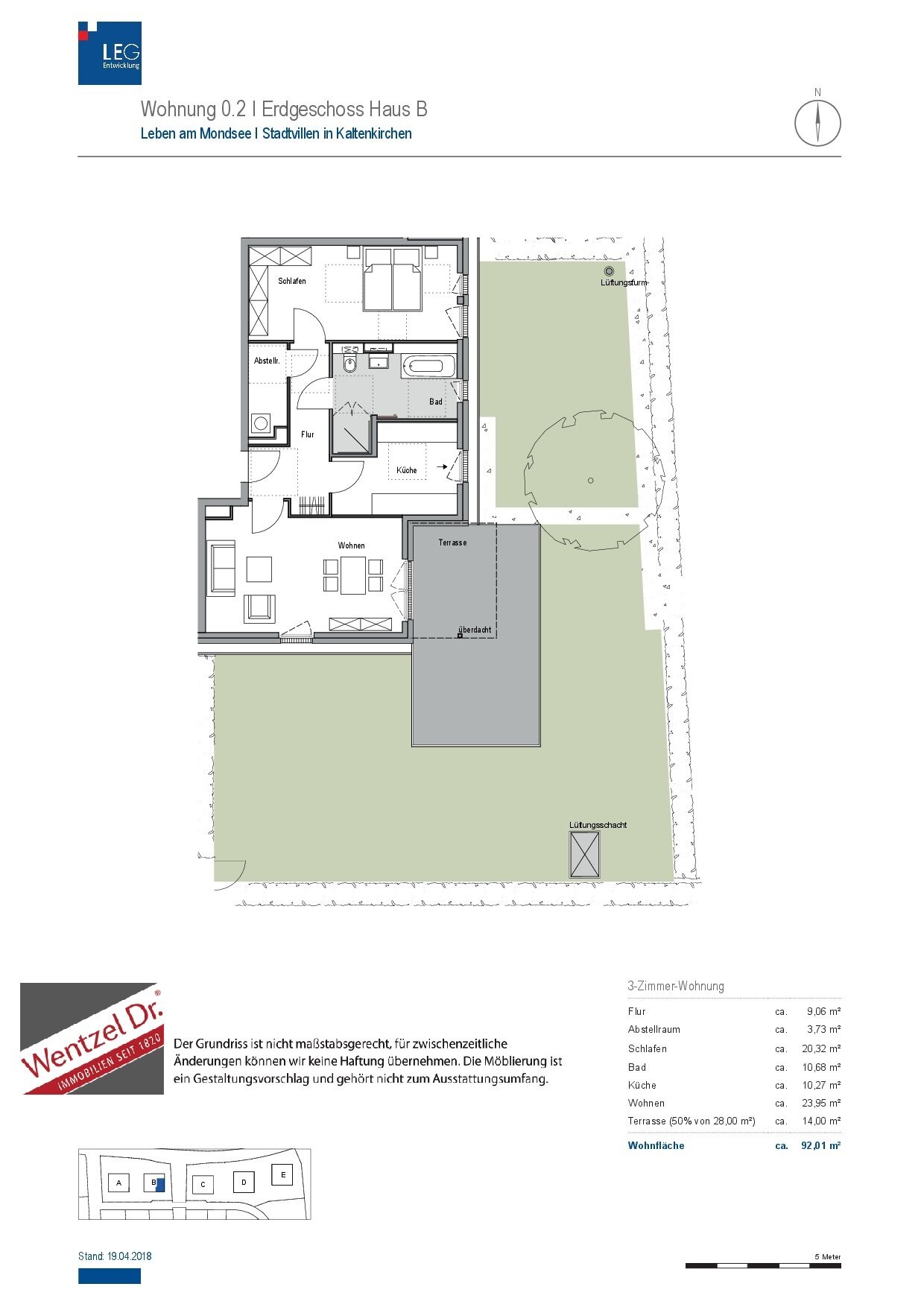 Wohnung zur Miete 988 € 2 Zimmer 92 m²<br/>Wohnfläche EG<br/>Geschoss 15.12.2024<br/>Verfügbarkeit Am Mondsee 3 Kaltenkirchen 24568