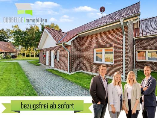 Reihenmittelhaus zur Miete 690 € 2 Zimmer 70 m² 202 m² Grundstück Detern Detern 26847