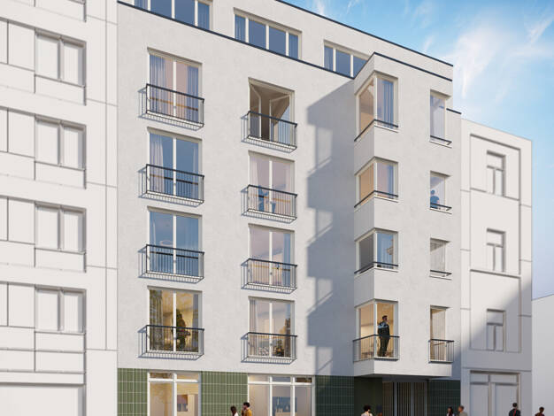 Wohnung zum Kauf - Neubau provisionsfrei 359.900 € 2 Zimmer 56 m² 2. Geschoss Großkölnstr. 53-55 Aachen 52062