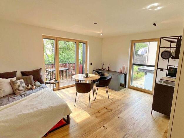 Studio zur Miete auf Zeit 1.090 € 1 Zimmer 25,7 m² frei ab 15.07.2026 Siebenbürgenerstrasse 7 Sendling-Westpark München 81377