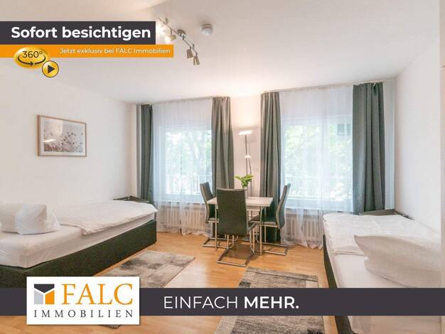 Wohnung zur Miete 1.500 € 1 Zimmer 30,8 m² 4. Geschoss Schützenbahn 15 Stadtkern Essen 45127