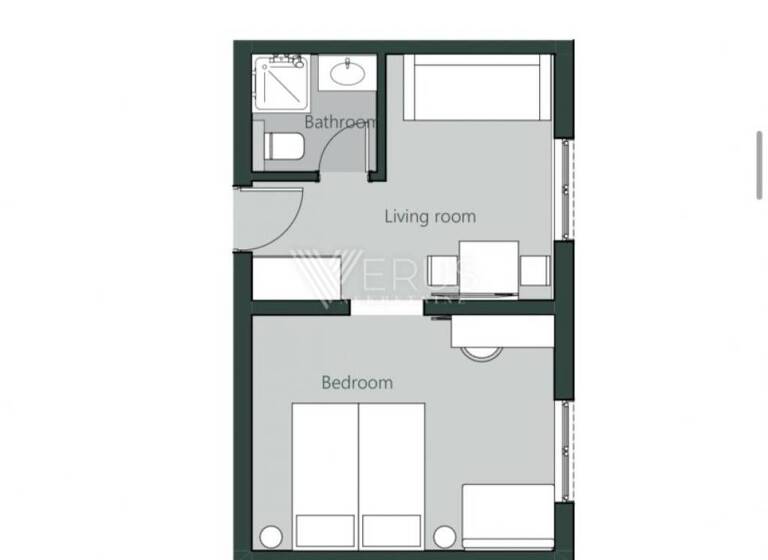 Studio zum Kauf 171.275 € 1 Zimmer 26 m² 1. Geschoss Crikvenica Centar