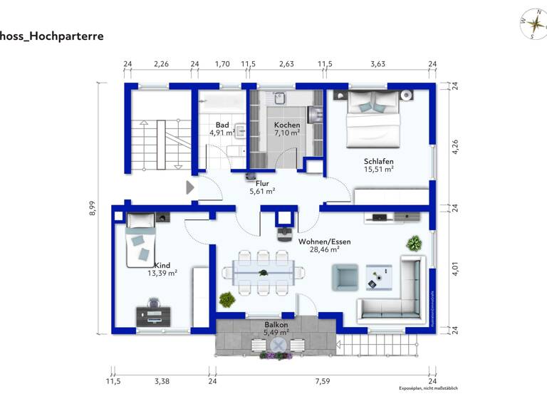 Wohnung zum Kauf 207.000 € 3 Zimmer 78 m²<br/>Wohnfläche Lorch Lorch 73547