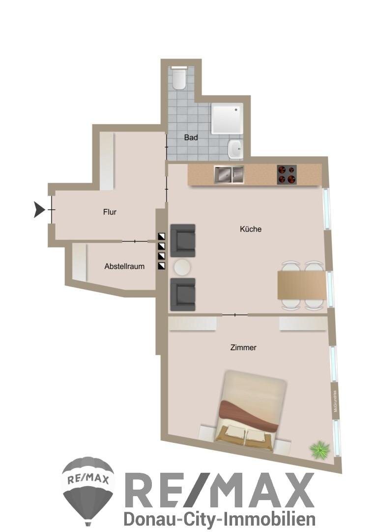 Wohnung zum Kauf 329.000 € 2 Zimmer 57,6 m²<br/>Wohnfläche Wien 1030