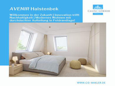 Maisonette zum Kauf - Erstbezug provisionsfrei 429.000 € 3,5 Zimmer 67 m² 2. Geschoss Halstenbek 25469