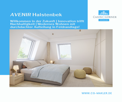 Maisonette zum Kauf - Erstbezug provisionsfrei 429.000 € 3,5 Zimmer 67 m² 2. Geschoss Halstenbek 25469