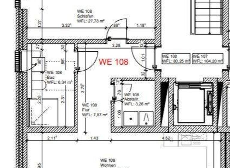 Wohnung zur Miete - Erstbezug 1.280 € 2 Zimmer 80,2 m² frei ab sofort Hans-Albrecht-Dicke Straße 11 Innenstadt Osnabrück 49090
