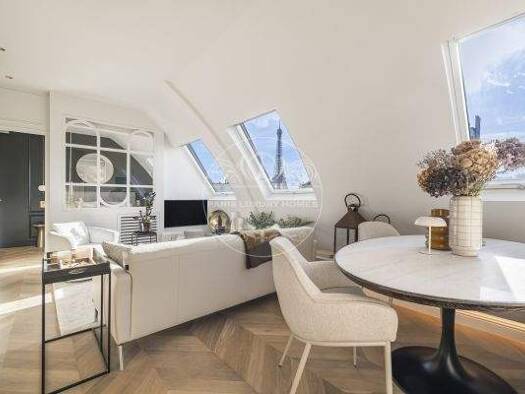 Studio zum Kauf 1.390.000 € 3 Zimmer 61 m² 6. Geschoss Bois de Boulogne Paris 16ème 75016