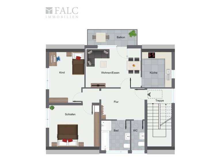 Wohnung zum Kauf 298.800 € 3,5 Zimmer 80 m²<br/>Wohnfläche 3.<br/>Geschoss Friedrichshafen Friedrichshafen 88046