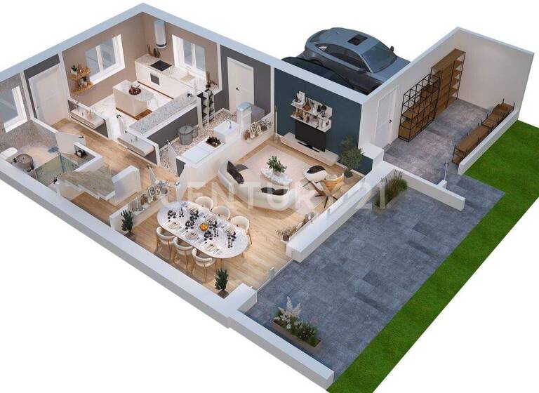 Doppelhaushälfte zur Miete - Erstbezug 1.200 € 4 Zimmer 128,7 m² 466 m² Grundstück Rodewald 31637