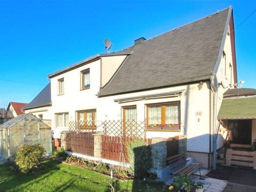 Doppelhaushälfte zum Kauf 89.500 € 5 Zimmer 115 m² 330 m² Grundstück Görschnitz Elsterberg 07985