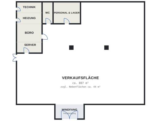 Verkaufsfläche zur Miete provisionsfrei 8.990 € 807 m² Verkaufsfläche Bad Aibling Bad Aibling 83043