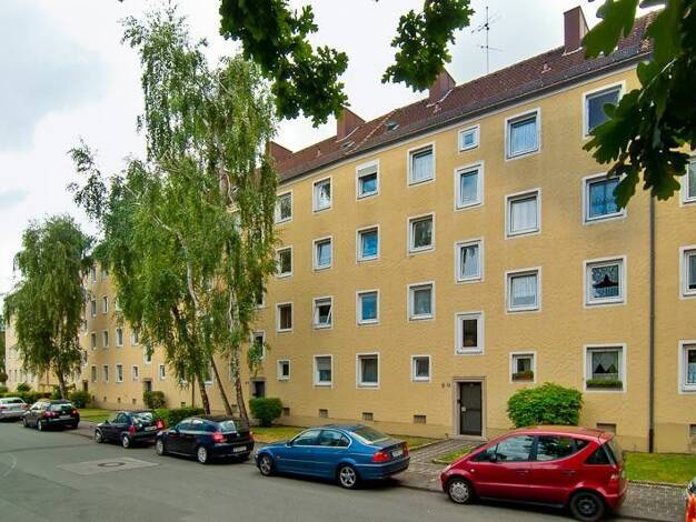 Wohnung zur Miete 535 € 2 Zimmer 42,1 m² 2. Geschoss frei ab 18.11.2026 Dunantstraße 13 Großreuth b Schweinau Nürnberg 90431