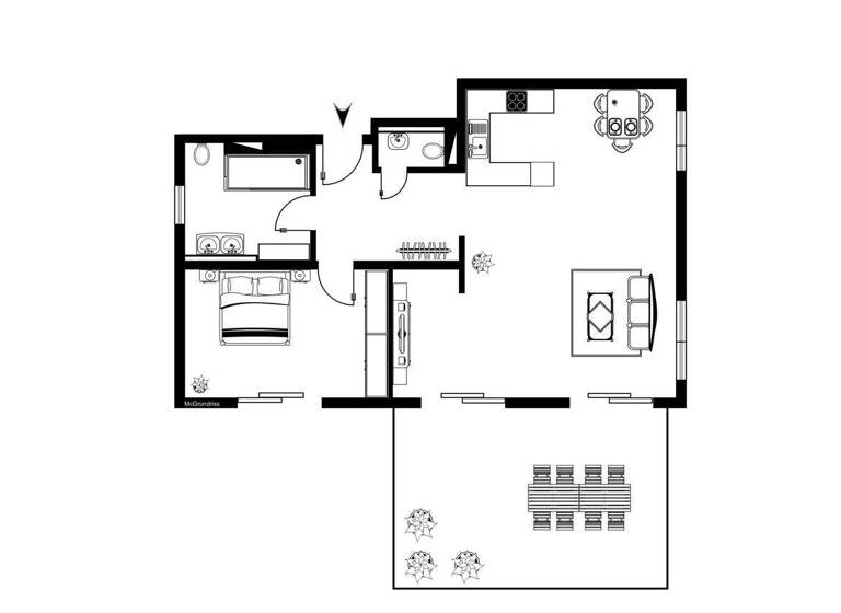 Wohnung zum Kauf 769.000 € 2 Zimmer 88,6 m² EG Hadern München 81375