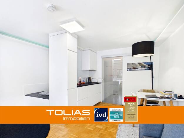 Studio zur Miete 650 € 1 Zimmer 33 m² 3. Geschoss frei ab 01.06.2026 Feuerbach Stuttgart 70469