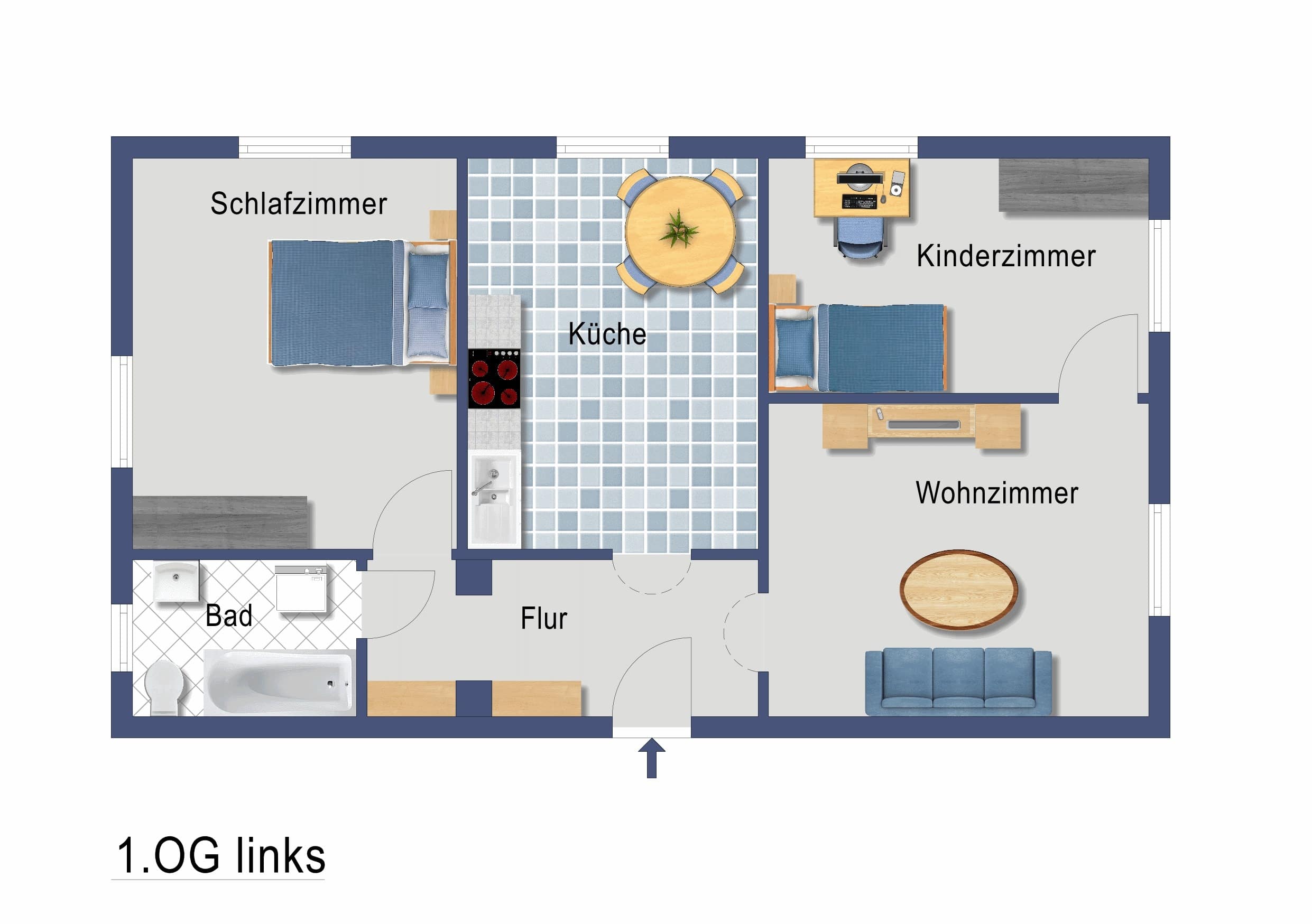 Wohnung zur Miete 431 € 3 Zimmer 71,9 m²<br/>Wohnfläche 1.<br/>Geschoss ab sofort<br/>Verfügbarkeit Glauchau Glauchau 08371