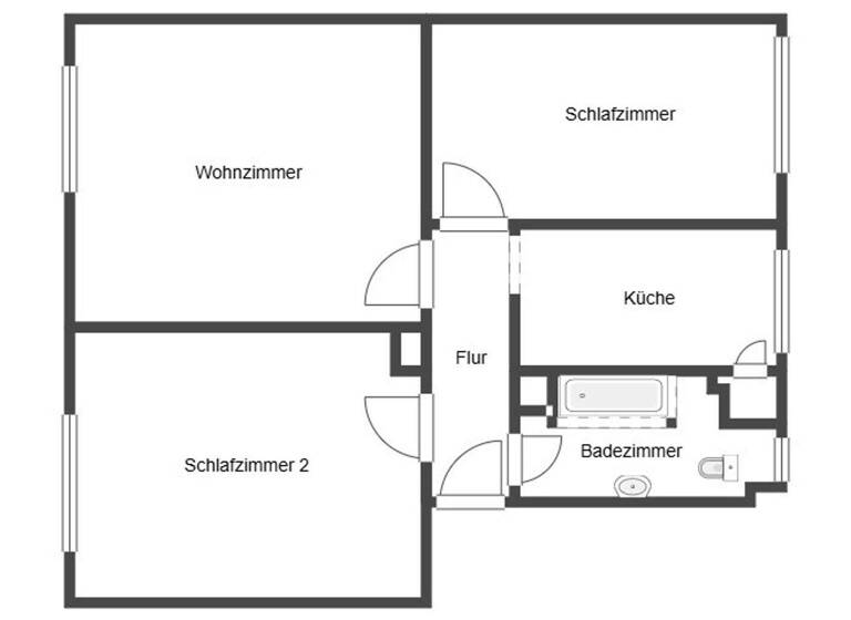 Wohnung zum Kauf 149.000 € 3 Zimmer 62,1 m² EG Rastatt 76437