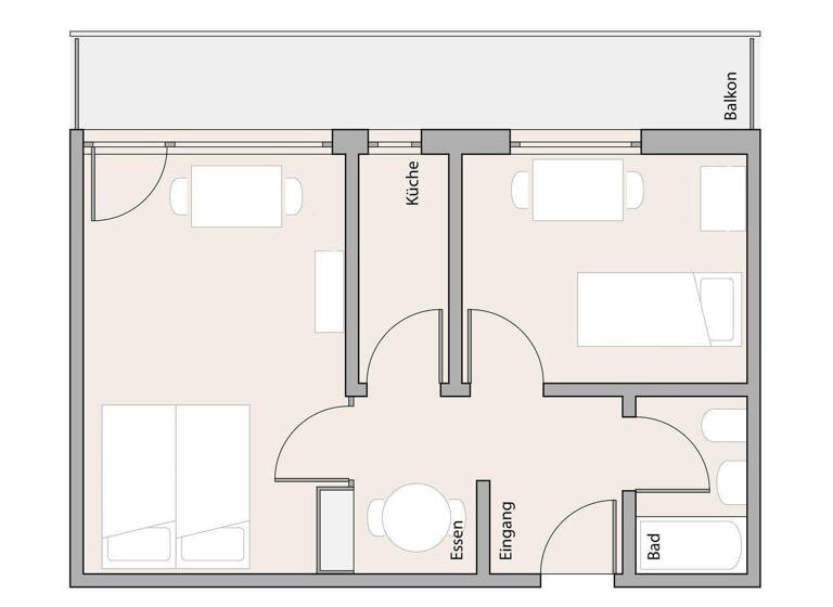 Wohnung zum Kauf provisionsfrei 147.000 € 2 Zimmer 47 m² 2. Geschoss Rübekamp 10 Walle Bremen 28219
