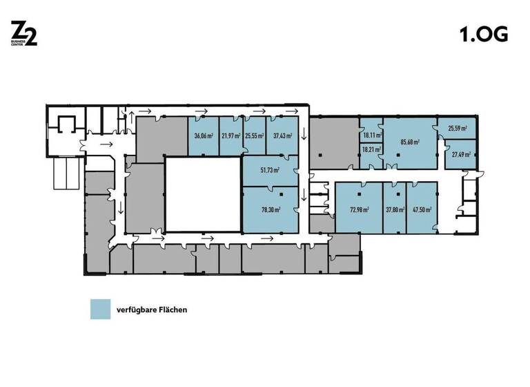 Bürofläche zur Miete provisionsfrei 1 m² Bürofläche Zeppelinstr. 2-4 Sigmaringen 72488