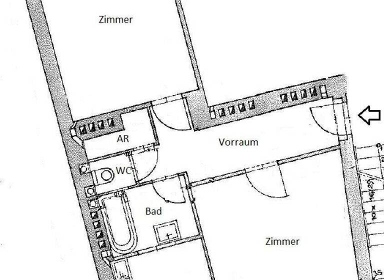 Wohnung zum Kauf 162.000 € 2 Zimmer 53 m² 4. Geschoss Wien 1160