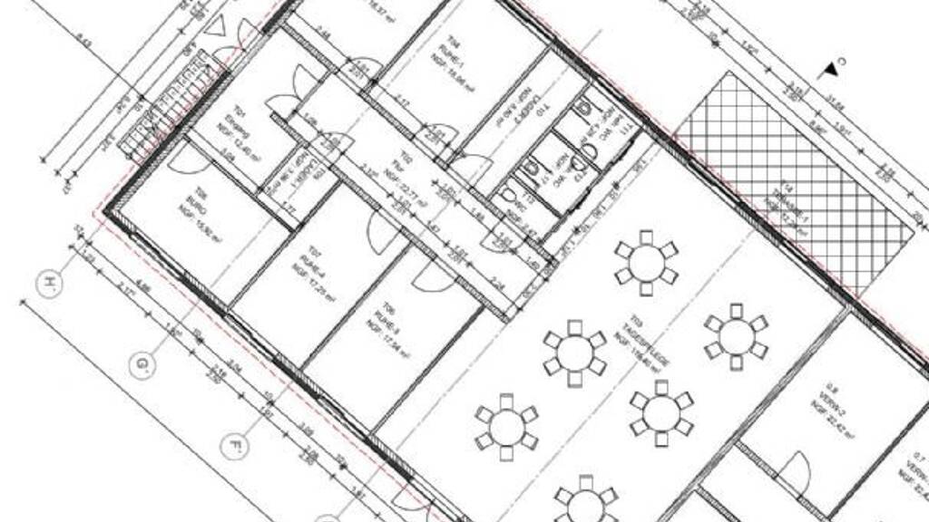 Büro zur Miete 5 Zimmer 274 m² Bürofläche Grebenau 36323