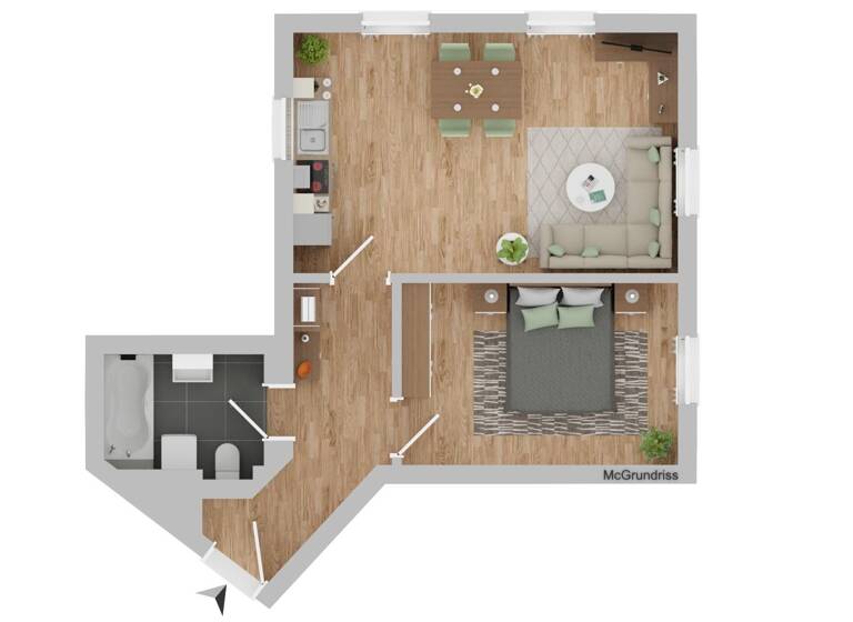 Wohnung zum Kauf 120.000 € 2 Zimmer 43,5 m² St. Michael im Lungau 5582