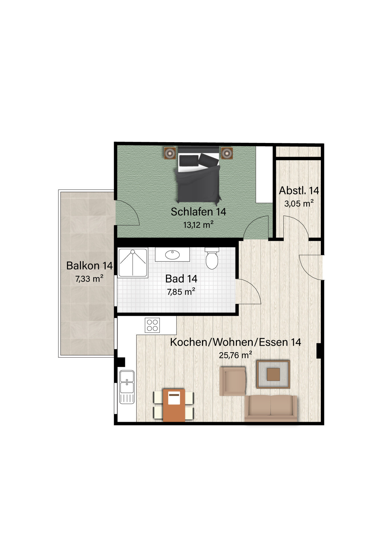 Wohnung zum Kauf 229.000 € 2 Zimmer 51,7 m²<br/>Wohnfläche 3.<br/>Geschoss Nastätten 56355