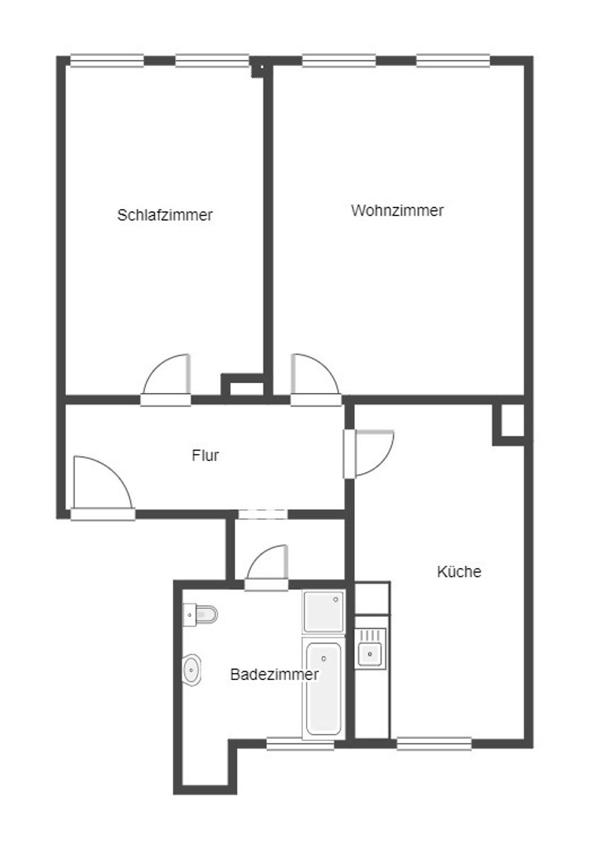 Immobilie zum Kauf als Kapitalanlage geeignet 63.000 € 2 Zimmer 71,8 m²<br/>Fläche Schloßchemnitz 021 Chemnitz 09113