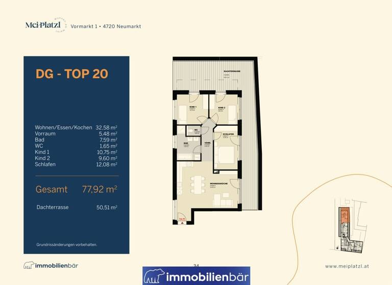 Wohnung zum Kauf - Erstbezug 479.000 € 4 Zimmer 79,4 m² 3. Geschoss Neumarkt im Hausruckkreis 4720