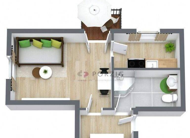 Studio zur Miete 360 € 1 Zimmer 40,1 m² frei ab 01.04.2026 Louis- Fürnberg- Straße 20a-c Barth-Süd Barth 18356