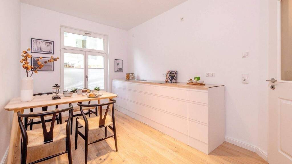 Terrassenwohnung zum Kauf provisionsfrei 549.000 € 2 Zimmer 62,8 m² EG frei ab sofort Preystraße 22 Winterhude Hamburg 22303