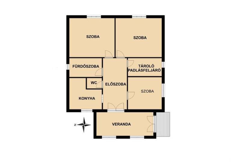 Einfamilienhaus zum Kauf 210.500 € 3 Zimmer 98 m² 798 m² Grundstück frei ab sofort Balatonmáriafürdö