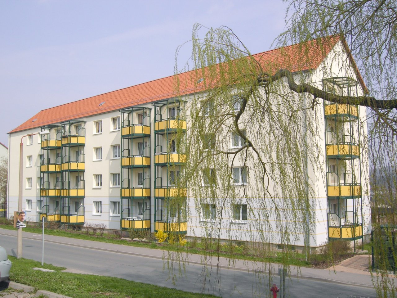 Wohnung zur Miete 345 € 2 Zimmer 59,4 m²<br/>Wohnfläche 2.<br/>Geschoss Borntalstraße 24 Sondershausen Sondershausen 99706