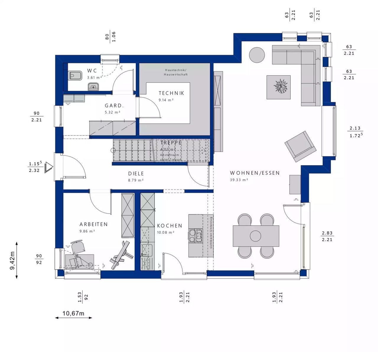 Einfamilienhaus zum Kauf 554.335 € 9 Zimmer 171 m²<br/>Wohnfläche 1.183 m²<br/>Grundstück Marktheidenfeld Marktheidenfeld 97828