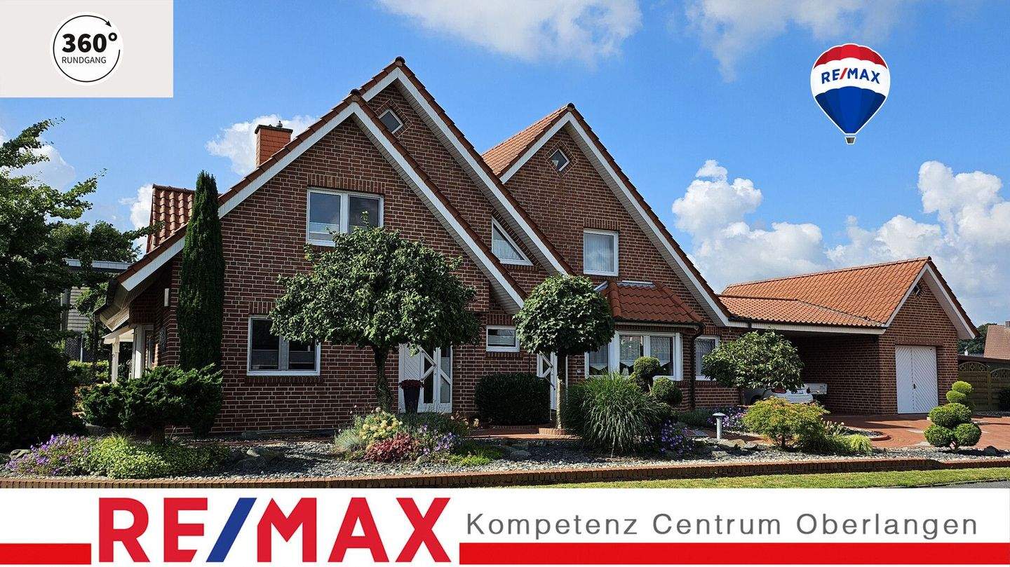 Immobilie in Haren (Ems) - Exklusives Objekt für Investoren-Mehrgenerationen oder Großfamilien-Echte Rarität in Haren: Zweifamilienhaus in ruhiger Toplage mit Wintergarten und T - Bild 0