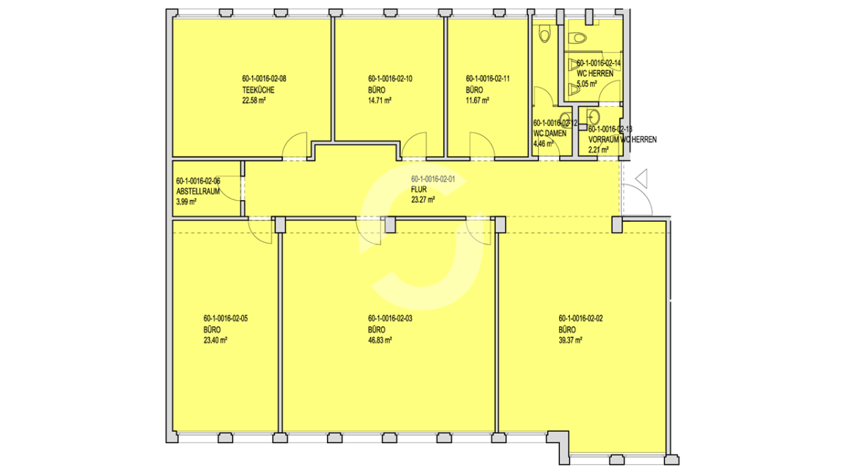 Bürofläche zur Miete provisionsfrei 15 € 198 m²<br/>Bürofläche ab 198 m²<br/>Teilbarkeit Feuersee Stuttgart, Mitte 70178