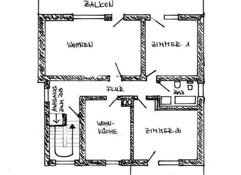 Maisonette zur Miete 980 € 5 Zimmer 170 m² 1. Geschoss Rodalben 66976