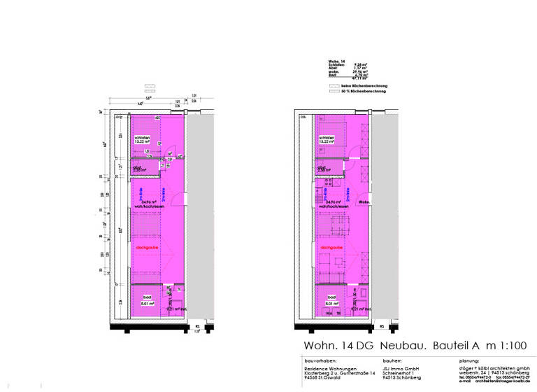 Wohnung zur Miete 424 € 2 Zimmer 47,1 m² 2. Geschoss frei ab sofort Klosterberg 2 Sankt Oswald Sankt Oswald-Riedlhütte 94568