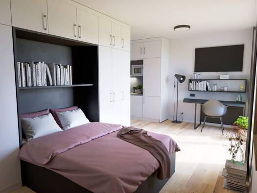 Wohnung zur Miete 816 € 1 Zimmer 27,3 m² 3. Geschoss frei ab 01.02.2026 Billhorner Kanalstraße 49 Rothenburgsort Hamburg 20539