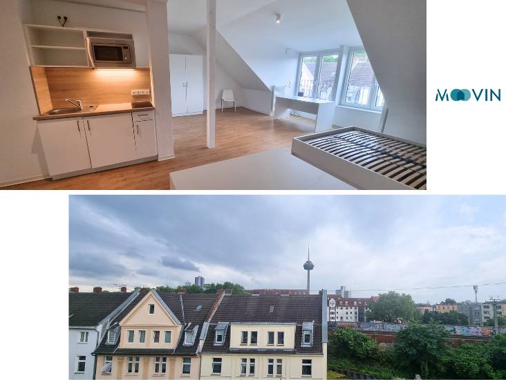 Wohnung zur Miete 879 € 1 Zimmer 39,6 m²<br/>Wohnfläche 5.<br/>Geschoss 01.11.2024<br/>Verfügbarkeit Liebigstraße 1 Neuehrenfeld Köln 50823