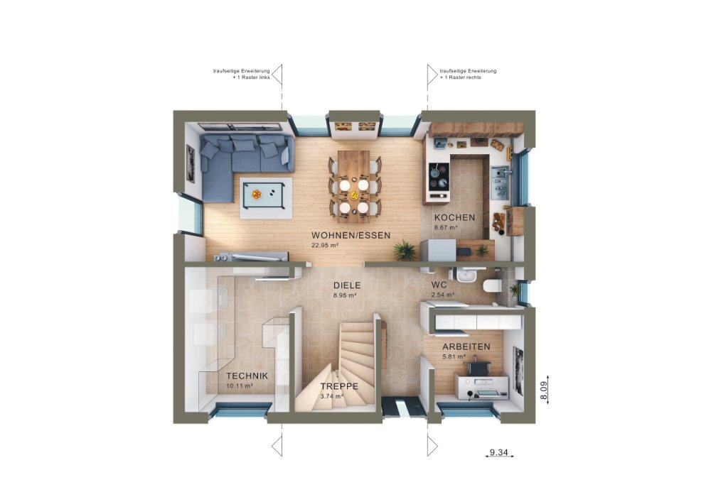 Einfamilienhaus zum Kauf provisionsfrei 394.000 € 6 Zimmer 125 m²<br/>Wohnfläche 680 m²<br/>Grundstück Ostercappeln Ostercappeln 49179