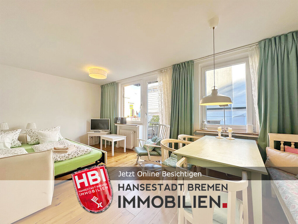 Wohnung zum Kauf 125.000 € 2 Zimmer 30 m²<br/>Wohnfläche 2.<br/>Geschoss Peterswerder Bremen 28203