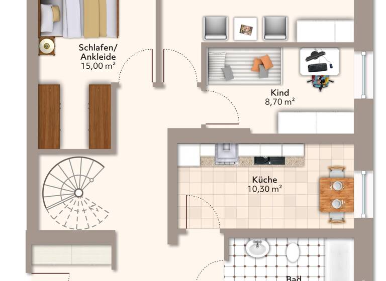 Maisonette zur Miete 950 € 4 Zimmer 126,6 m²<br/>Wohnfläche 2.<br/>Geschoss ab sofort<br/>Verfügbarkeit An der Enckekaserne 121 Stadtfeld West Magdeburg 39110