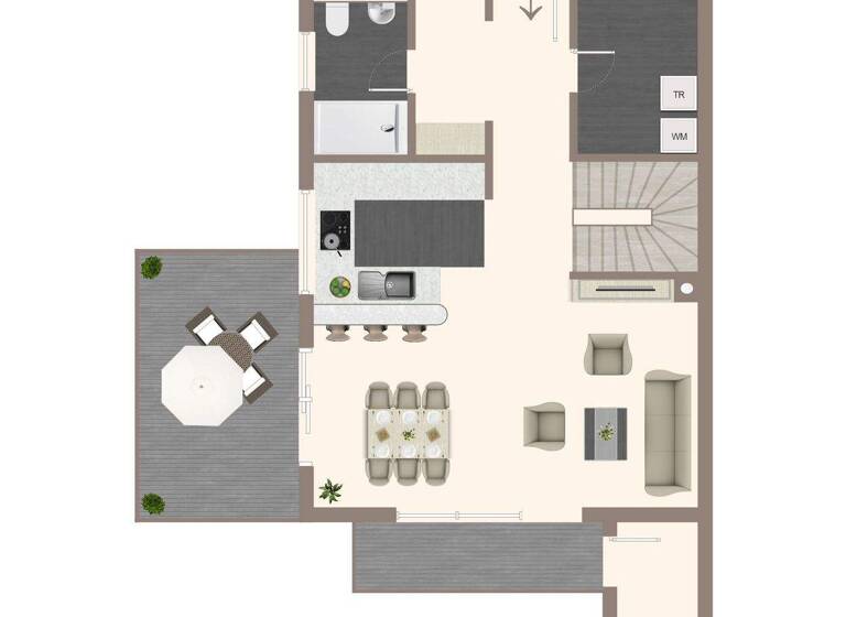 Doppelhaushälfte zur Miete - Erstbezug 1.820 € 4 Zimmer 121,3 m² 318 m² Grundstück Bresewitz Pruchten OT Bresewitz 18356