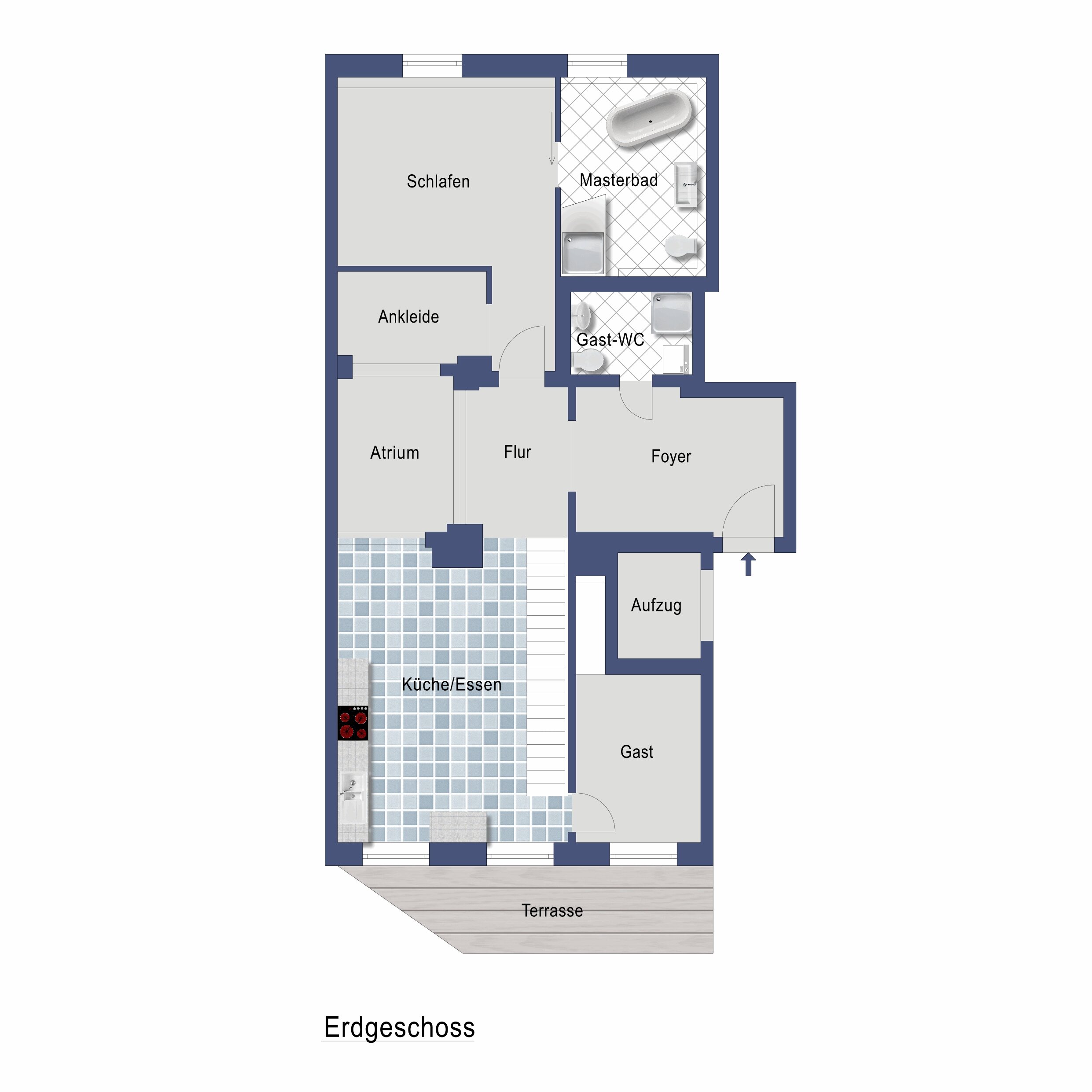 Penthouse zum Kauf 925.000 € 4 Zimmer 154 m²<br/>Wohnfläche 4.<br/>Geschoss Zentrum - Süd Leipzig 04107