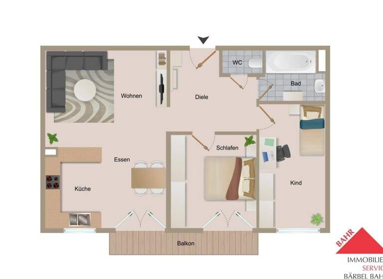 Wohnung zum Kauf 519.000 € 3 Zimmer 79 m² Möhringen Stuttgart 70567