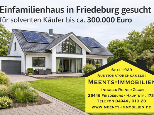 Haus zum Kauf 300.000 € 4 Zimmer 160 m² Friedeburg Friedeburg 26446