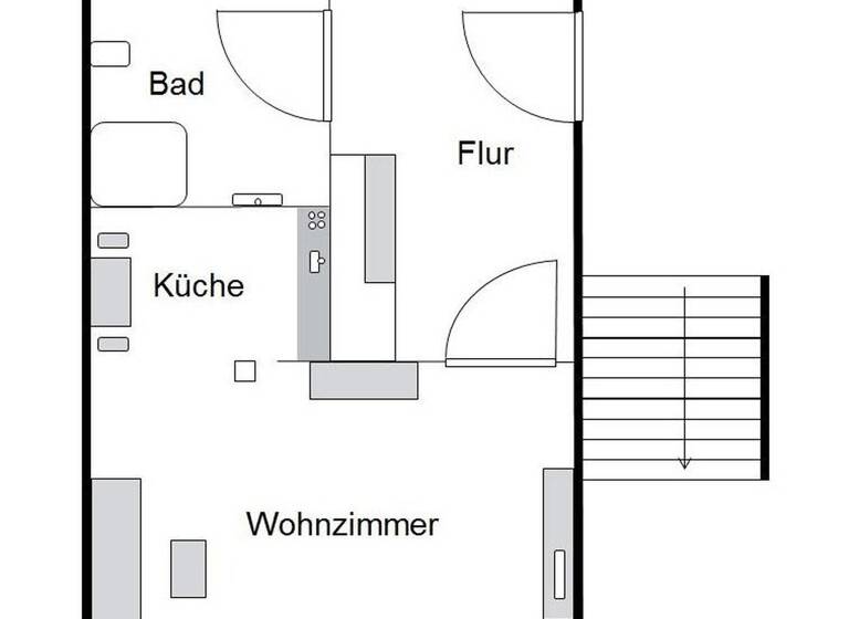 Studio zur Miete 430 € 1 Zimmer 42 m² frei ab sofort Fermersleben Magdeburg 39122