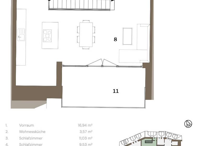 Wohnung zum Kauf - Erstbezug 742.331 € 4 Zimmer 112,4 m² Bad Aussee 8990